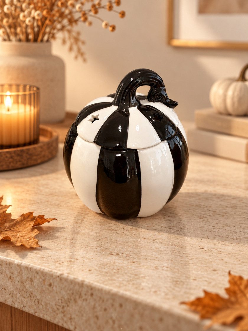Προεπιλεγμένη φωτογραφία ΑΡΩΜΑΤΙΣΤΗΣ PUMPKIN BLACK AND WHITE